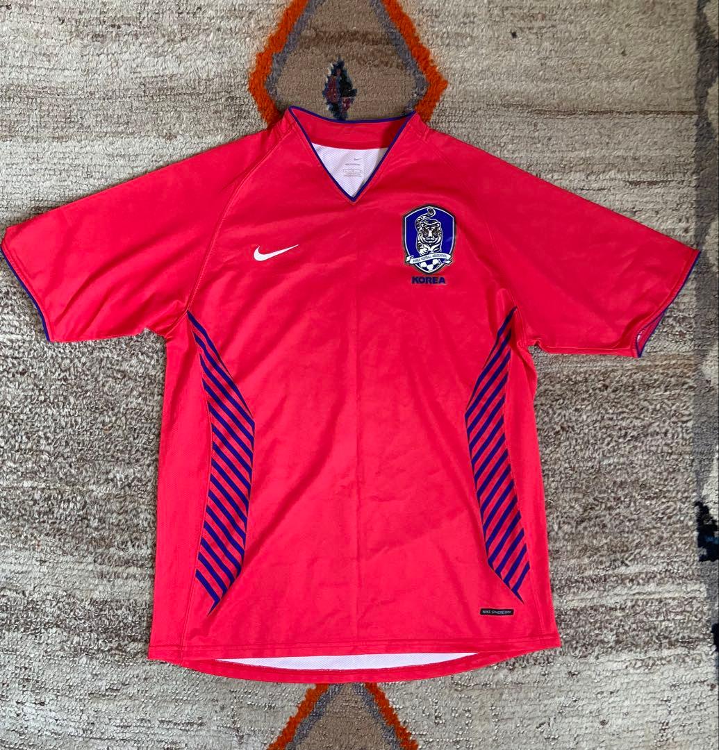Nike サッカーシャツ 赤 Korea Lサイズ