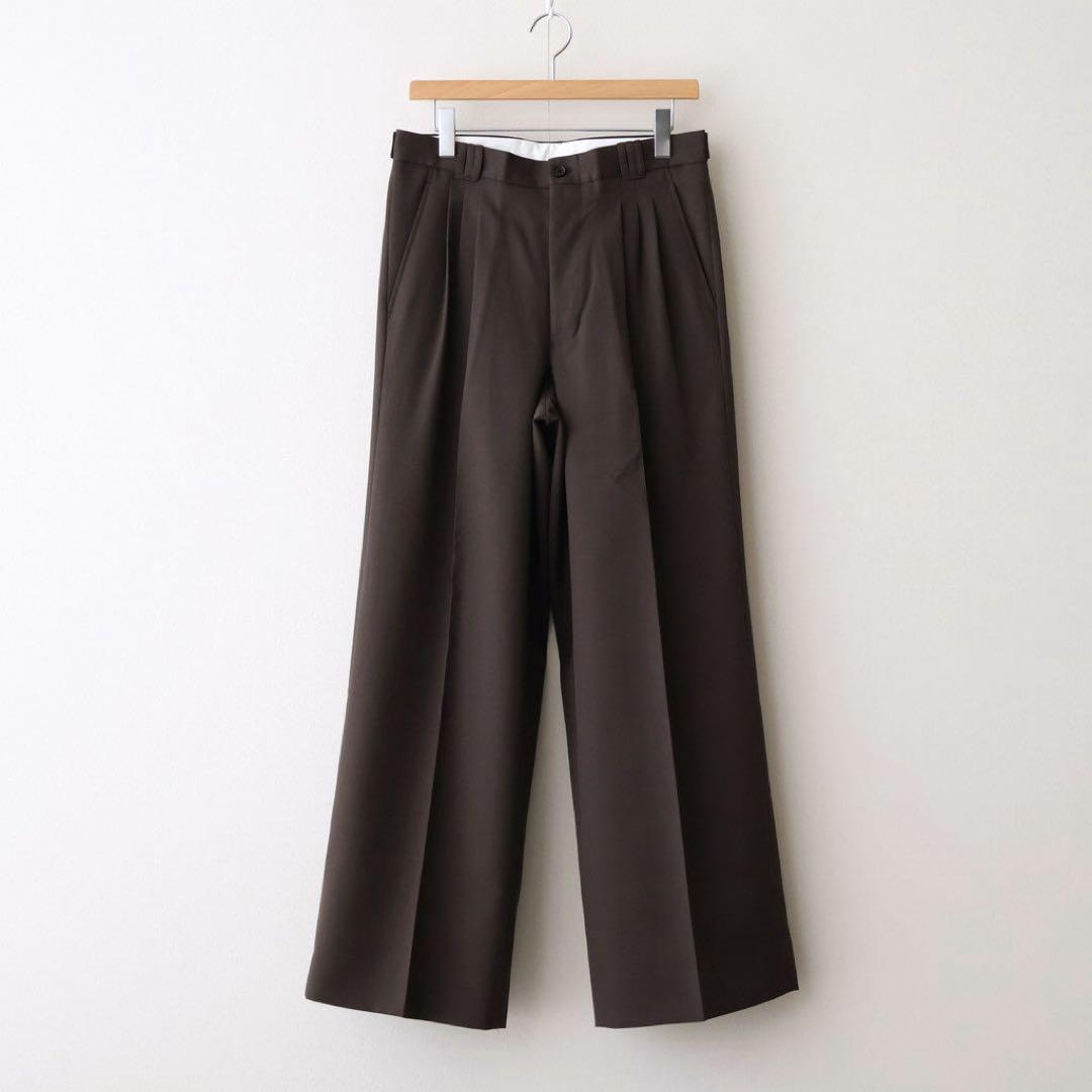 パンツ YOKE 3pleated Wide-leg Trousers