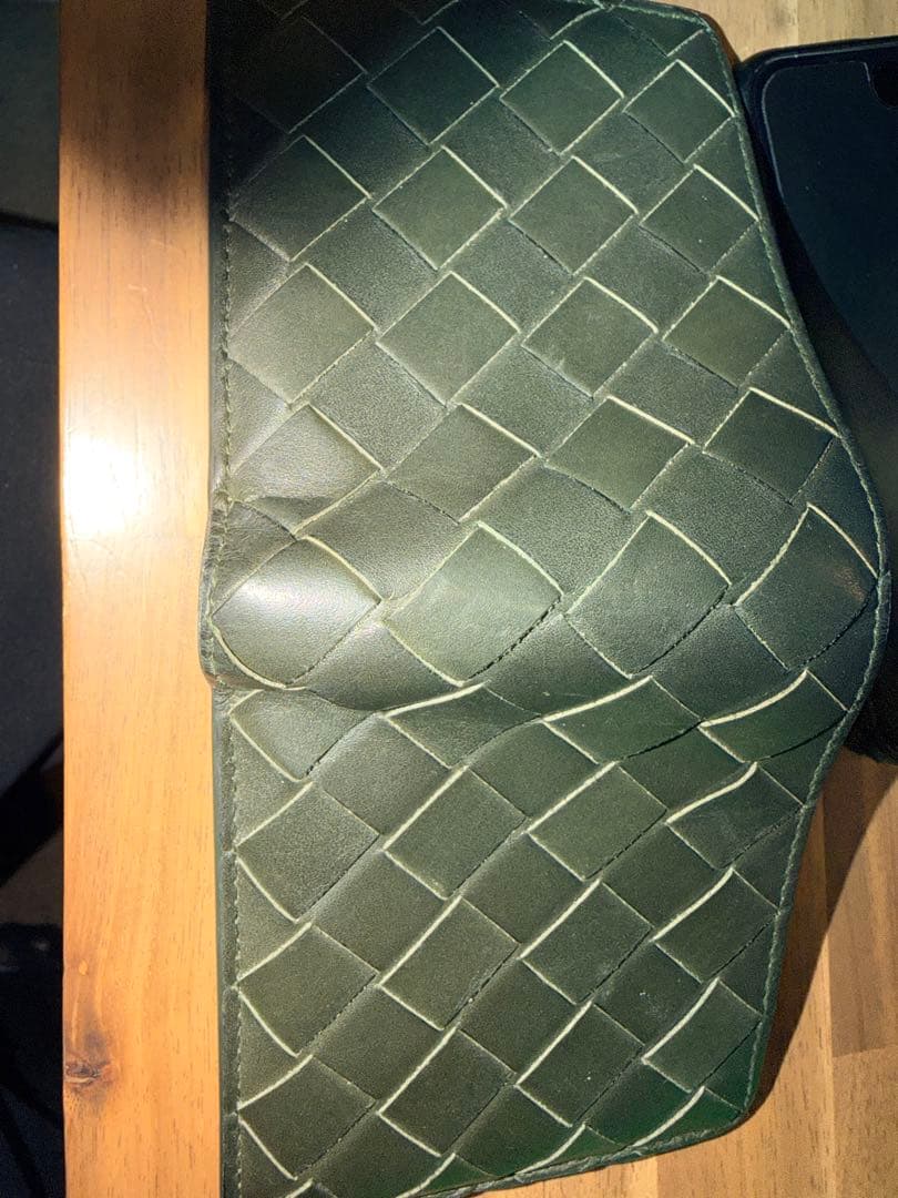 【限定値下げ】BOTTEGA VENETA 二つ折り財布 ブラック イエロー