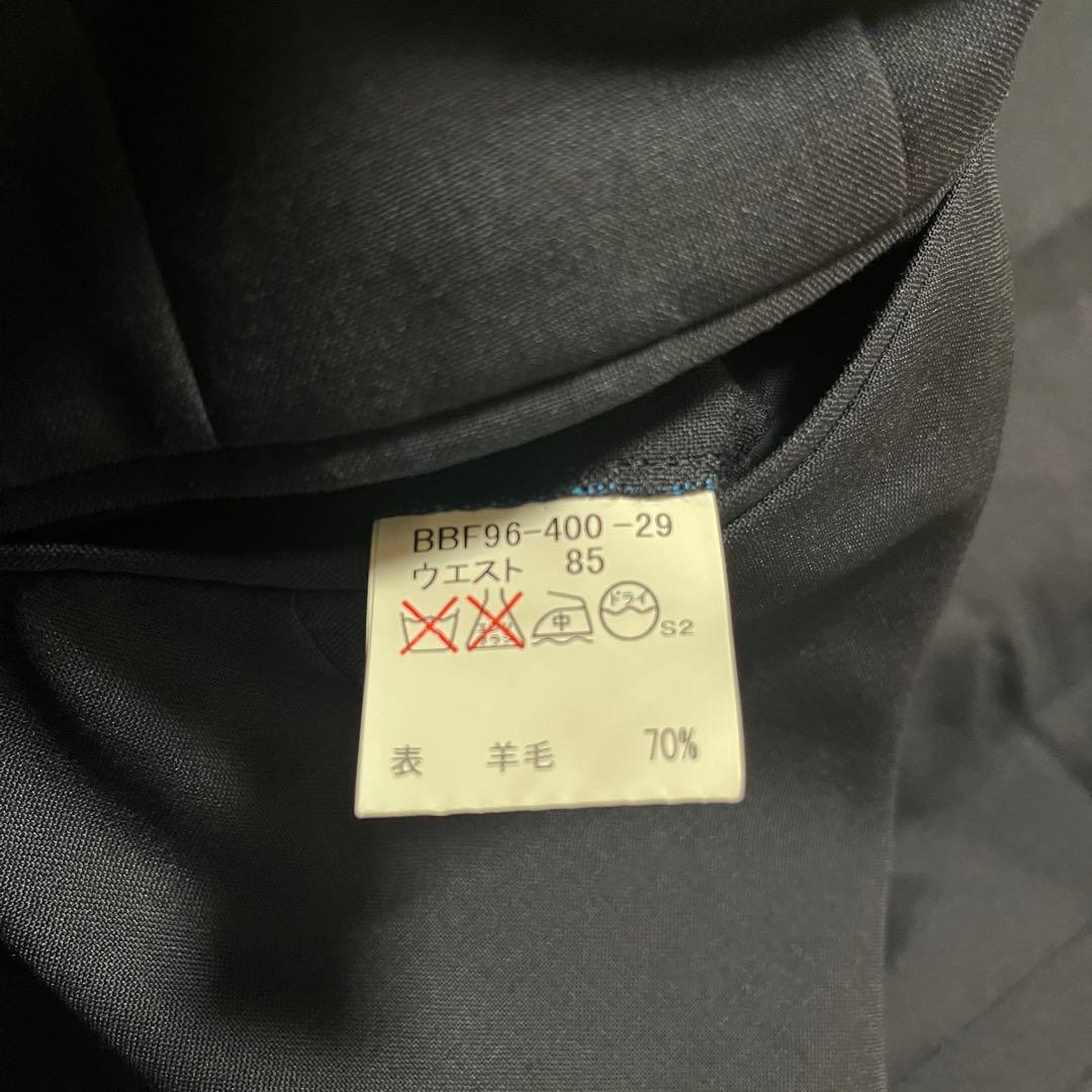 極美品 Burberry バーバリー 通年 ウール ワイドスラックス パンツ