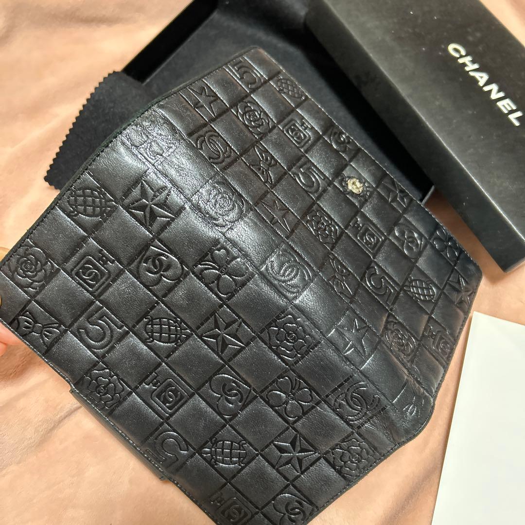 【CHANEL 】ココマーク　がま口長財布
