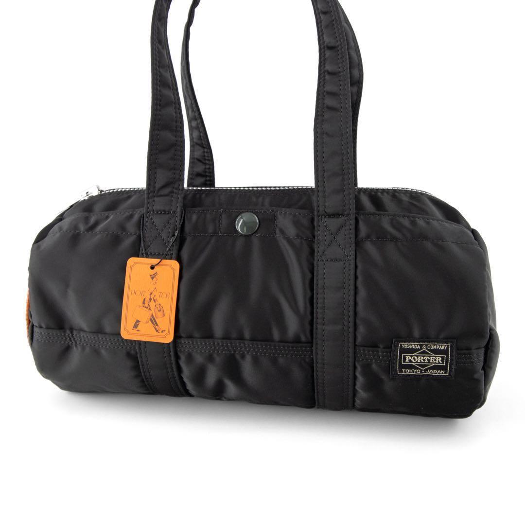 A013【未使用品】ポーター／タンカー　ミニボストンバッグ　ダッフル　ブラック