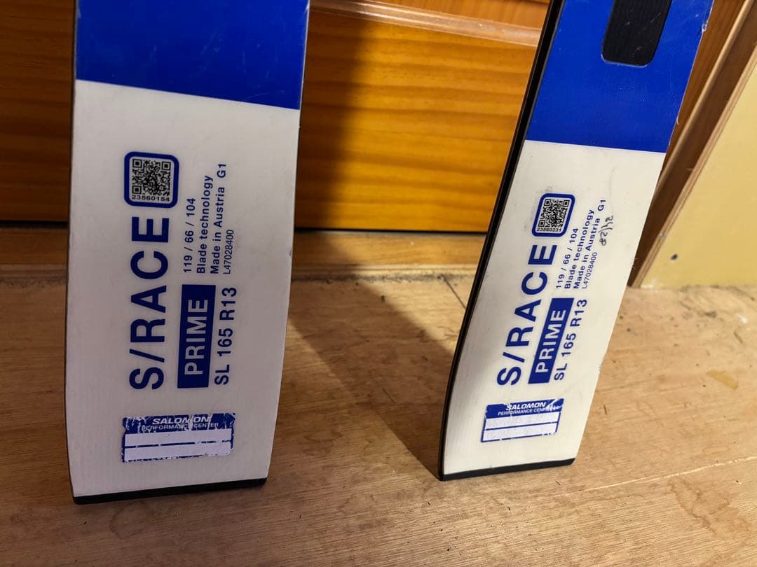 い*離様 SALOMON RACE PRIME SL 165cm R13 ビンデ