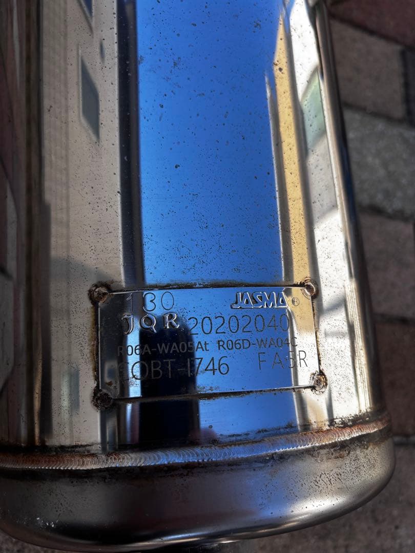 スズキハスラー用　ロッソモデロマフラー