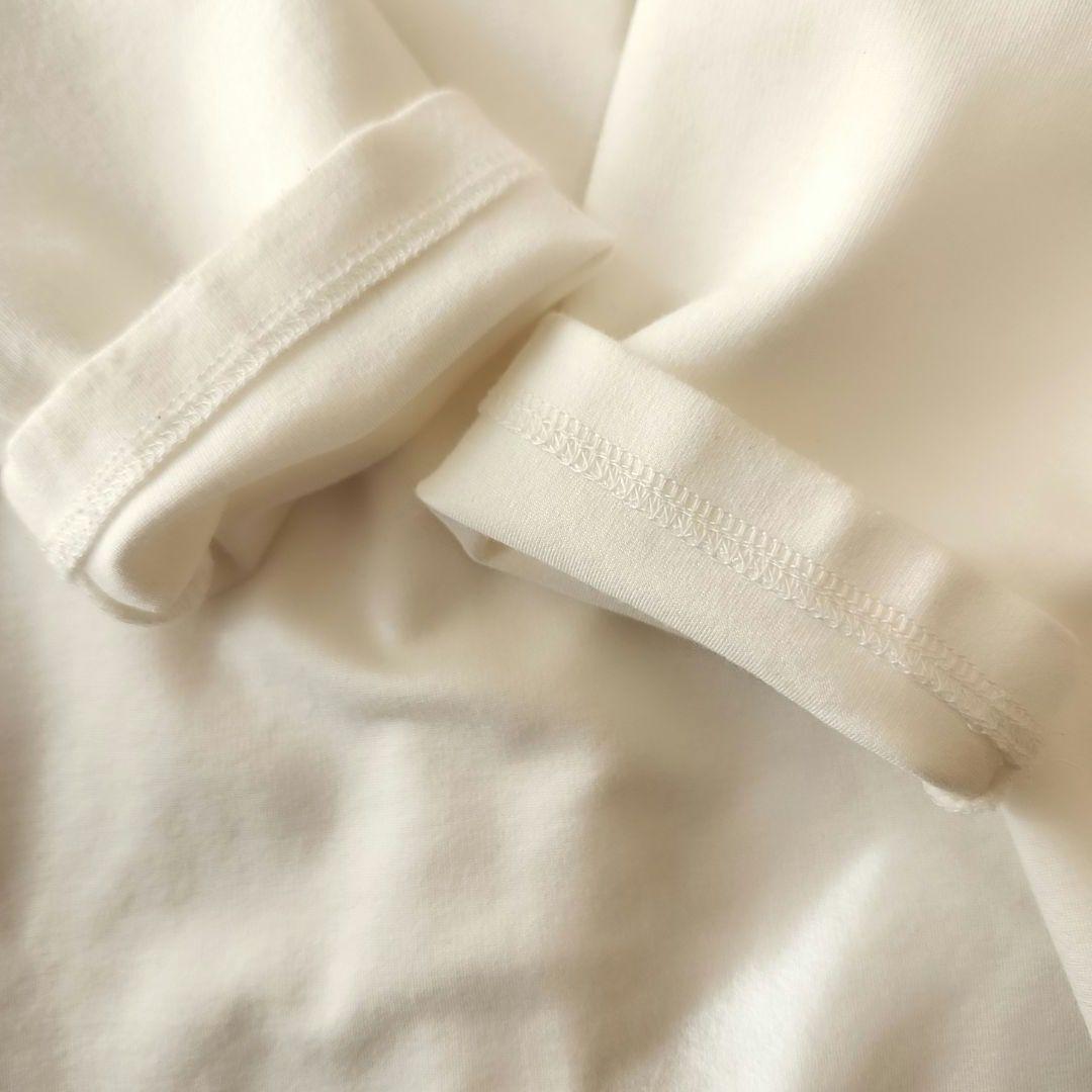 u*b様 美品✨　yori ヨリ　スカラップカラーフレアカットブラウス　長袖　ホ