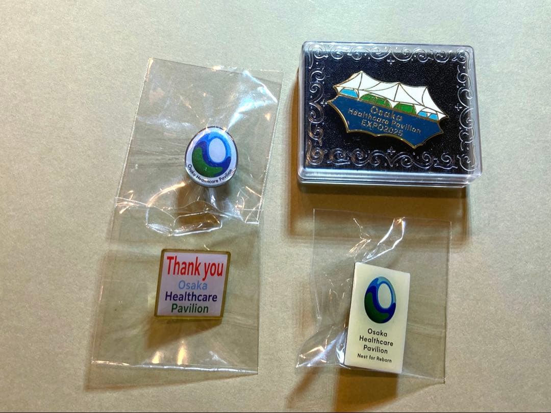 【値段バグ】万博 大阪ヘルスケア ピンバッジ・エコバッグ等9点セット