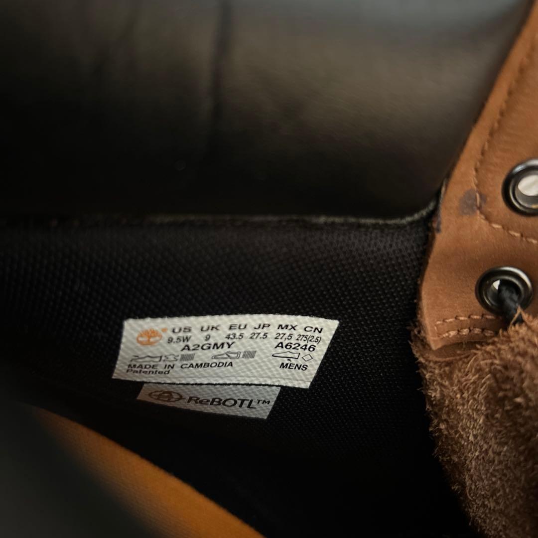 Timberland ブラウン ハイカットブーツ Waterproof 27.5