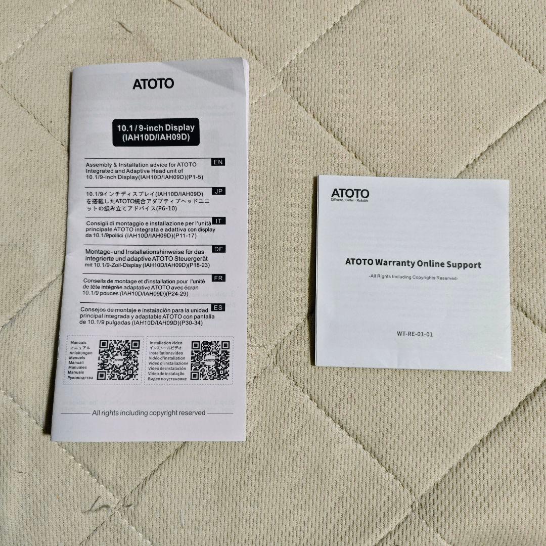 【たんさん専用】ATOTO A6G209PF 9インチ カーナビ