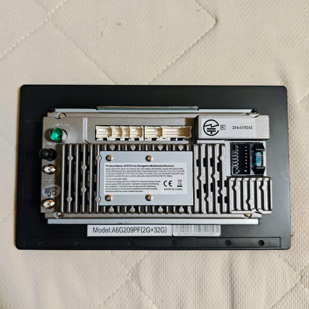 【たんさん専用】ATOTO A6G209PF 9インチ カーナビ
