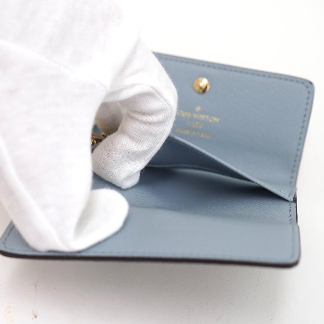 未使用に近い◆ルイヴィトン モノグラム ミュルティクレ4 キーケース ブルー