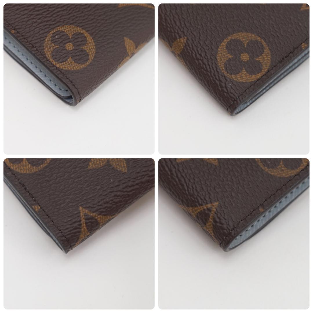 未使用に近い◆ルイヴィトン モノグラム ミュルティクレ4 キーケース ブルー