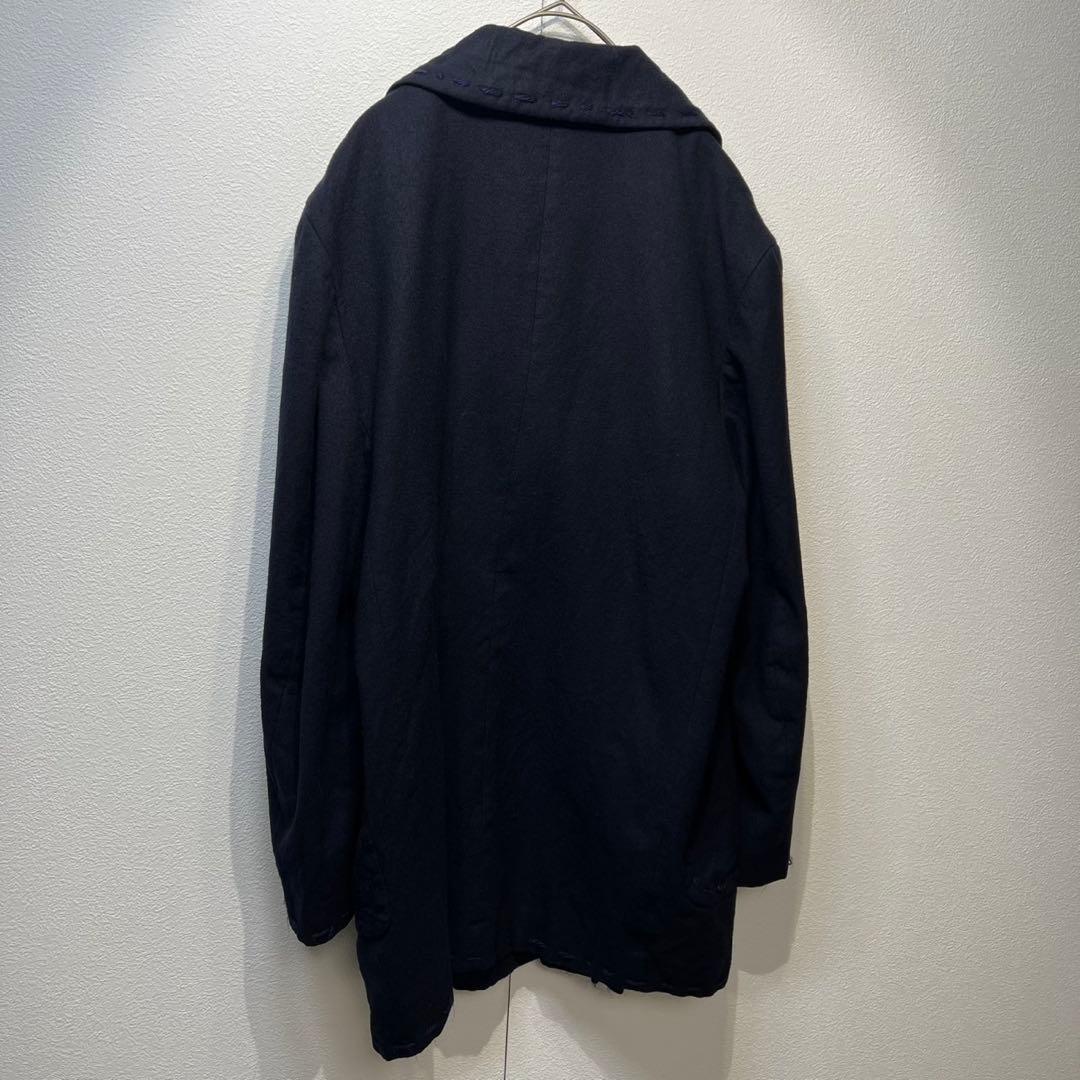 希少 90年製 トリコ コムデギャルソン 上質 ウール ステッチ ピーコート