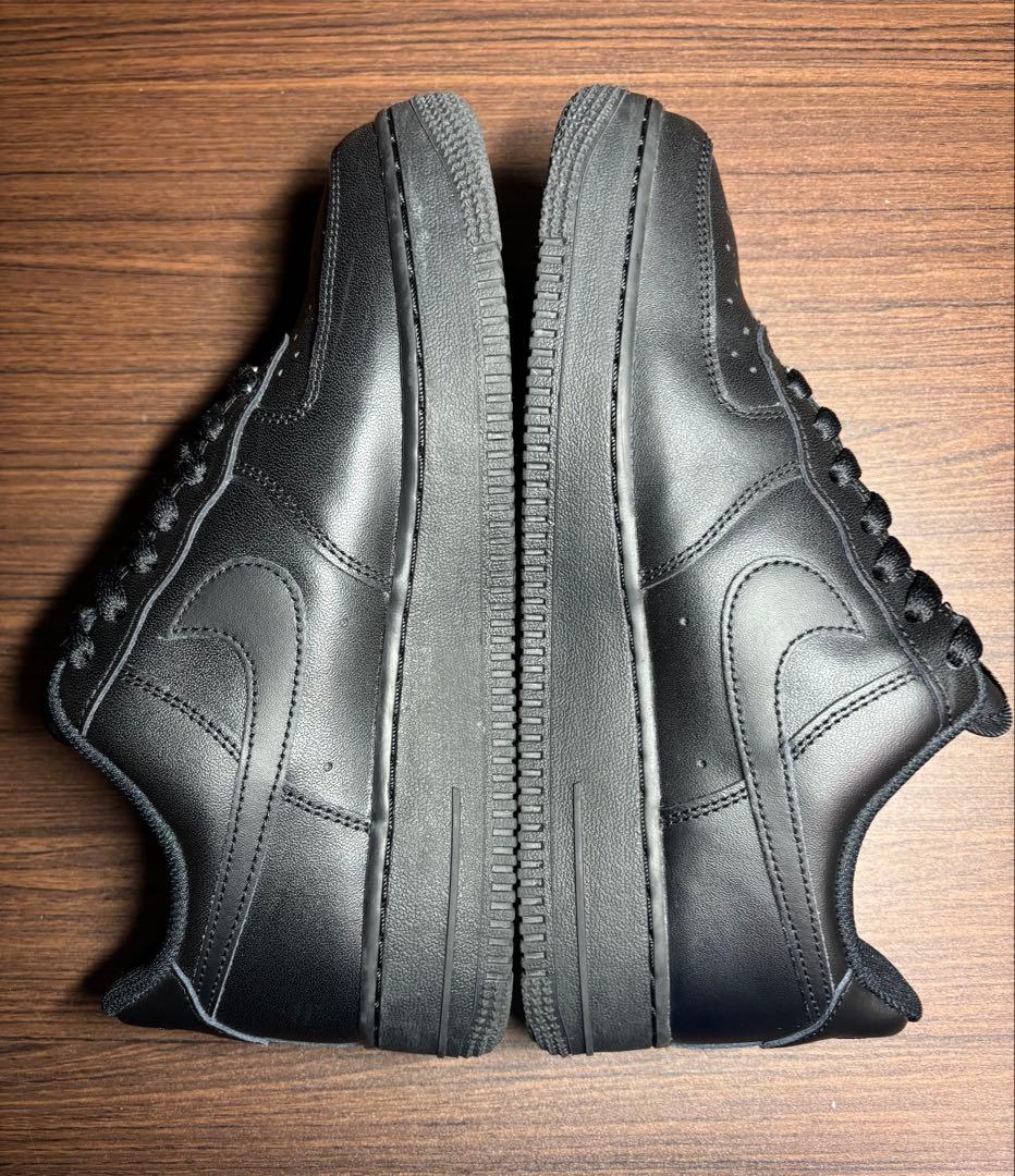 ナイキ ウィメンズ エアフォース1 ロー 07 ブラック　美品size25.0㎝