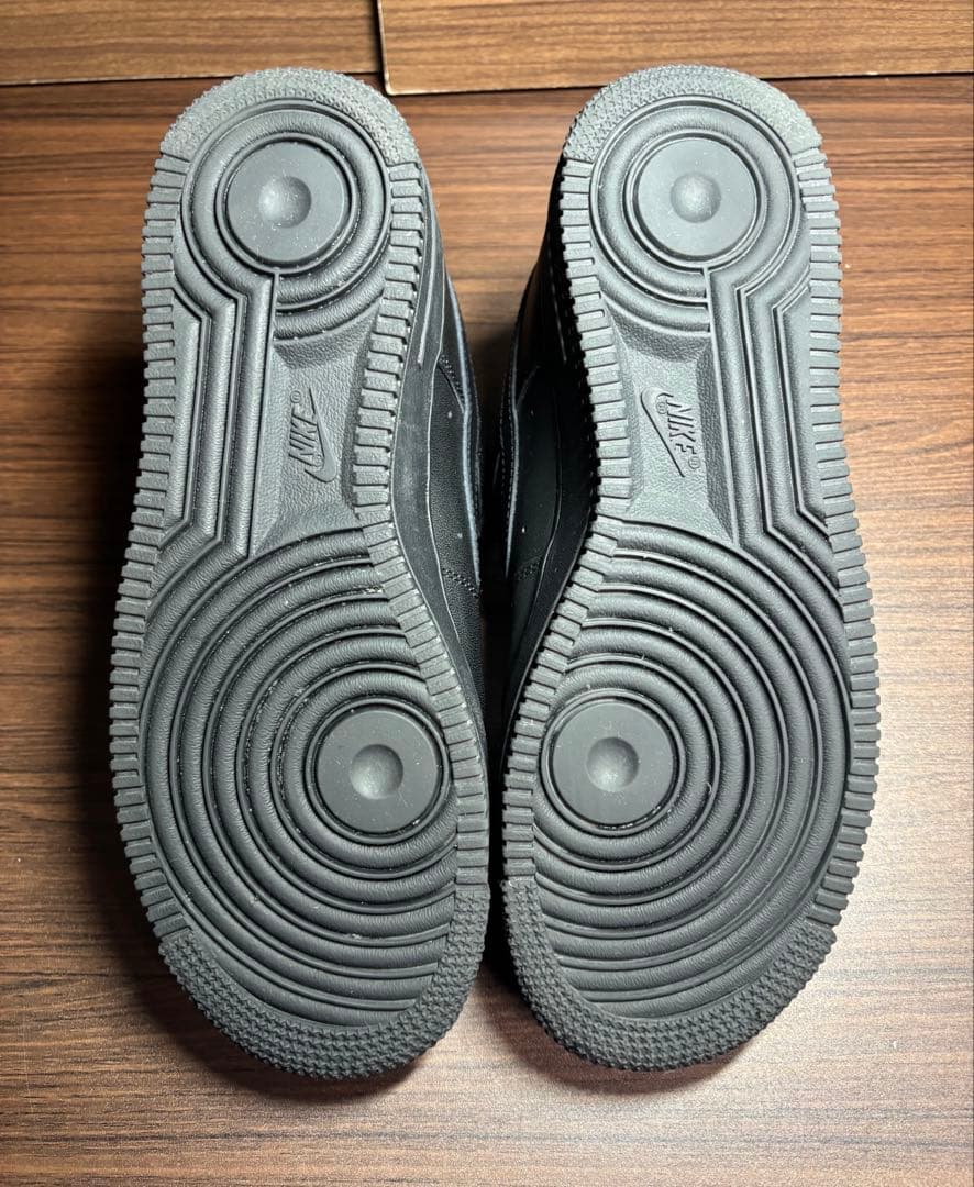 ナイキ ウィメンズ エアフォース1 ロー 07 ブラック　美品size25.0㎝