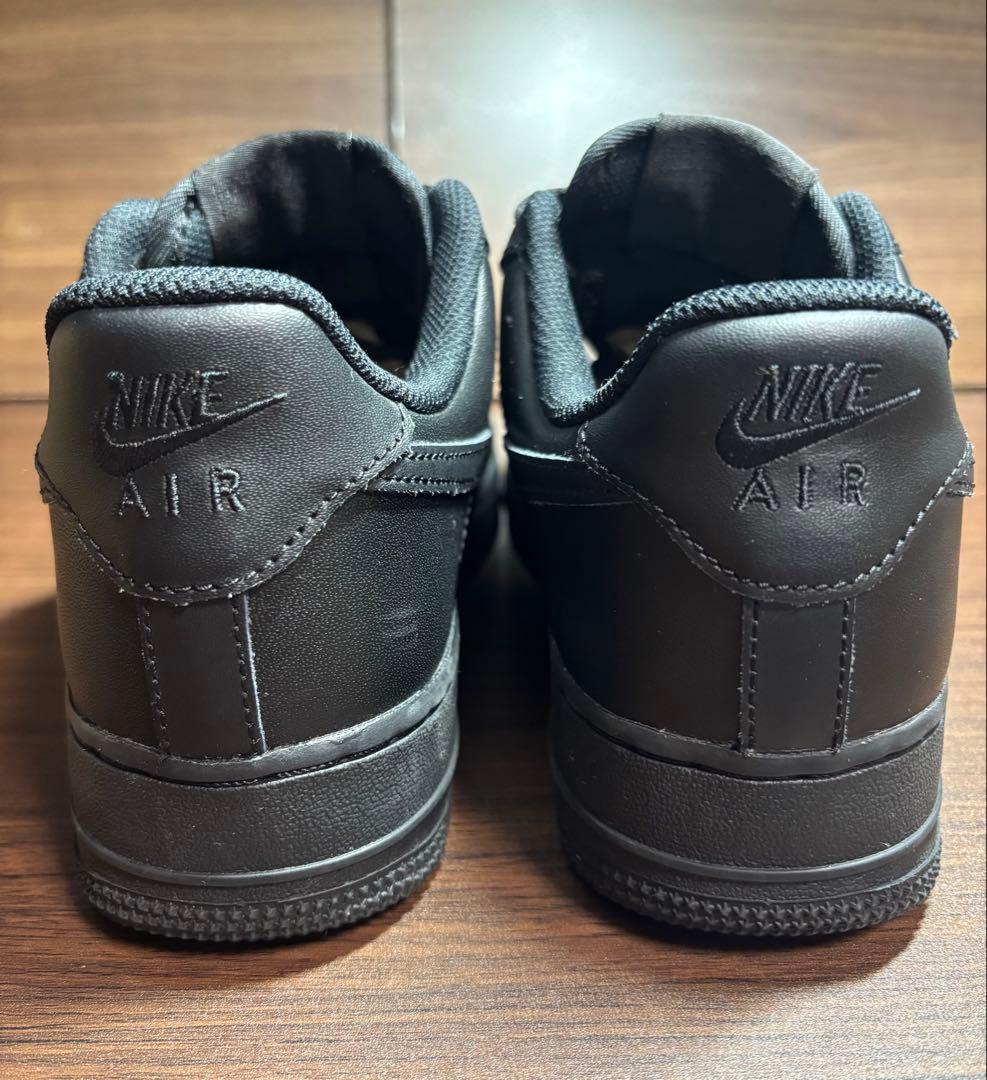 ナイキ ウィメンズ エアフォース1 ロー 07 ブラック　美品size25.0㎝