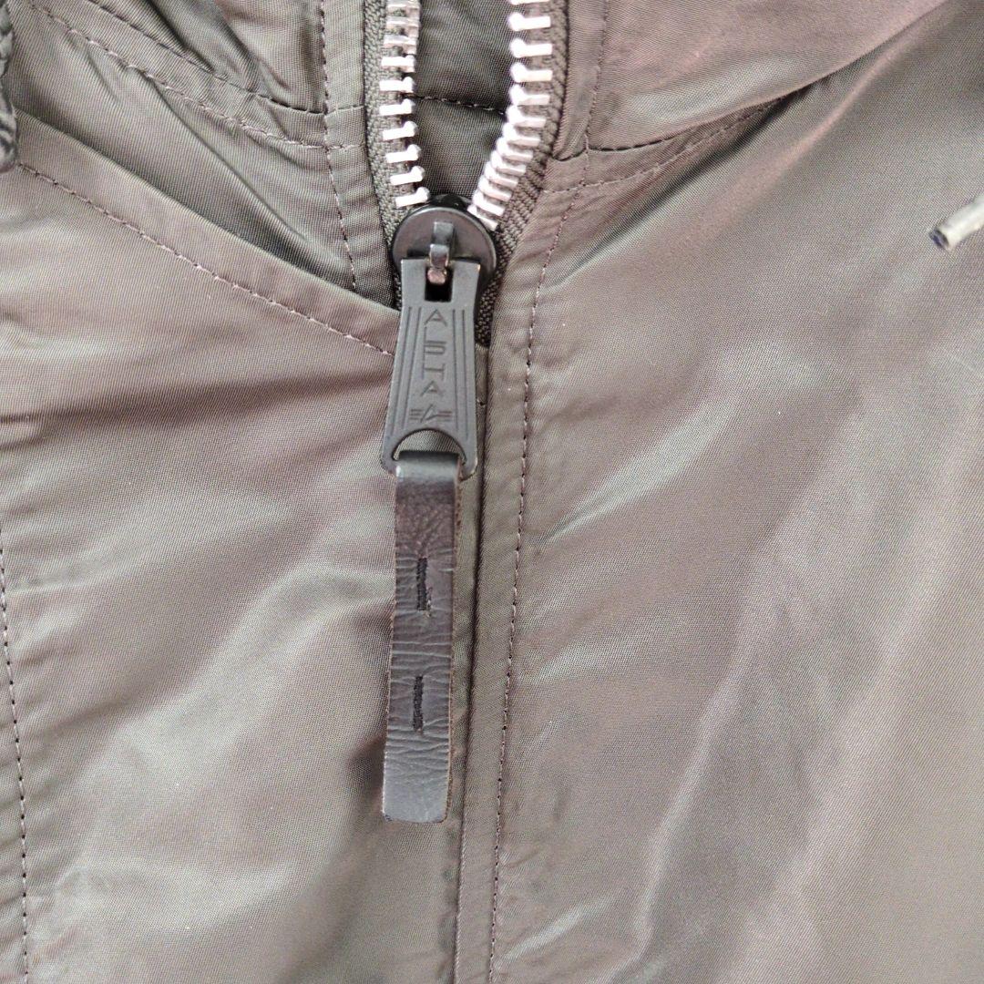 美品 ALPHA N-3B フライトジャケット ミリタリー ジャケット カーキ