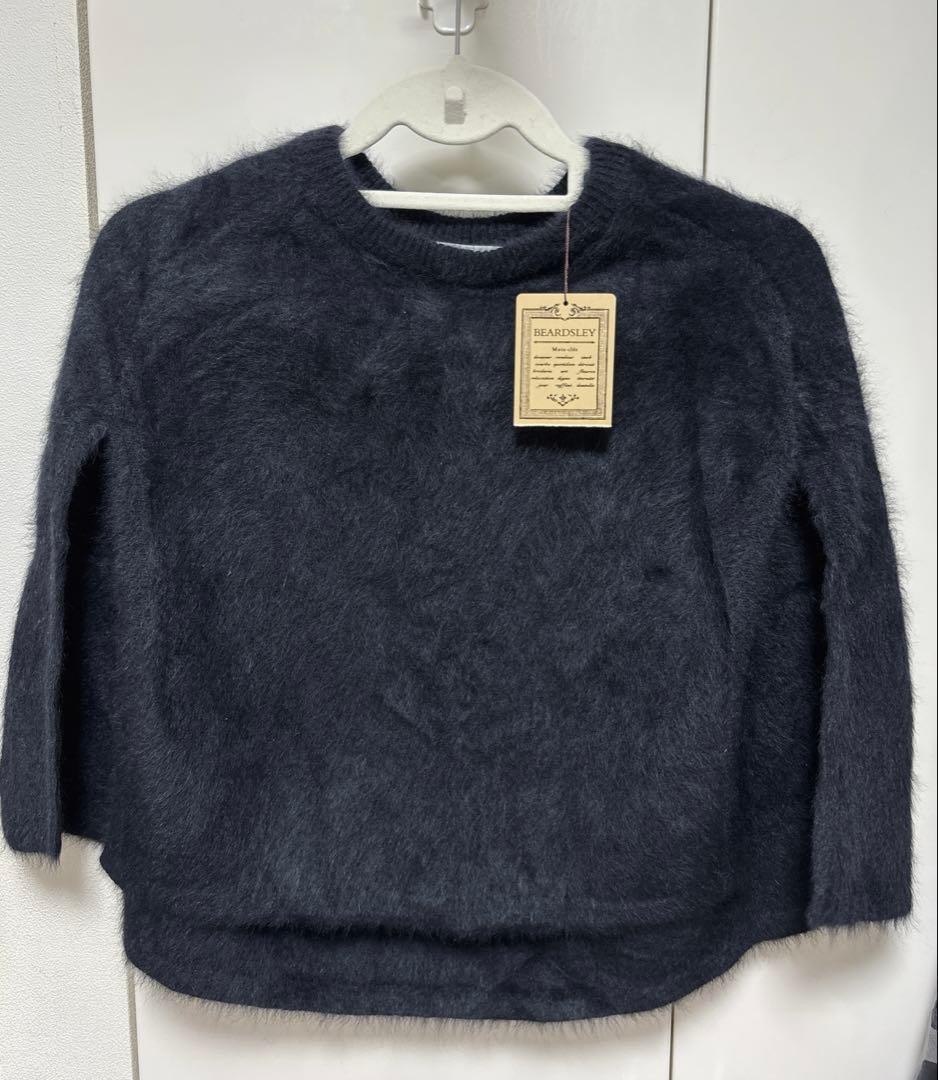 BEARDSLEY ビアズリー　ファーニットポンチョ