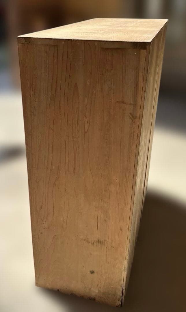 送料込　昭和レトロ　古民家　木製下駄箱　棚　引き戸　キャビネット　アンティーク