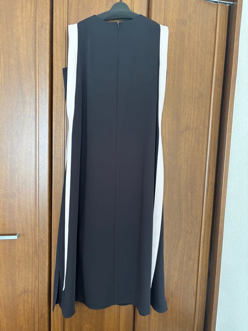 【新品未使用】ヤマダヤ　バイカラーAラインワンピース　FENNEL