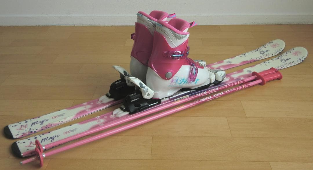 ■■11月限定■送料無料■ELAN＋Hart■ジュニア用スキーセット130/23