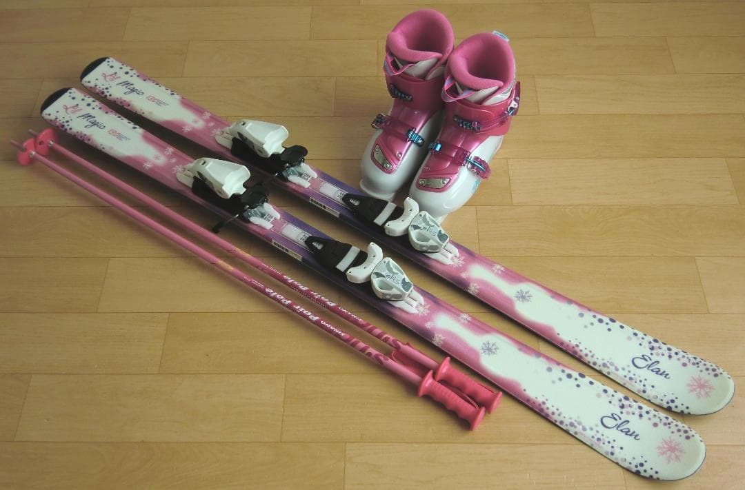 ■■11月限定■送料無料■ELAN＋Hart■ジュニア用スキーセット130/23