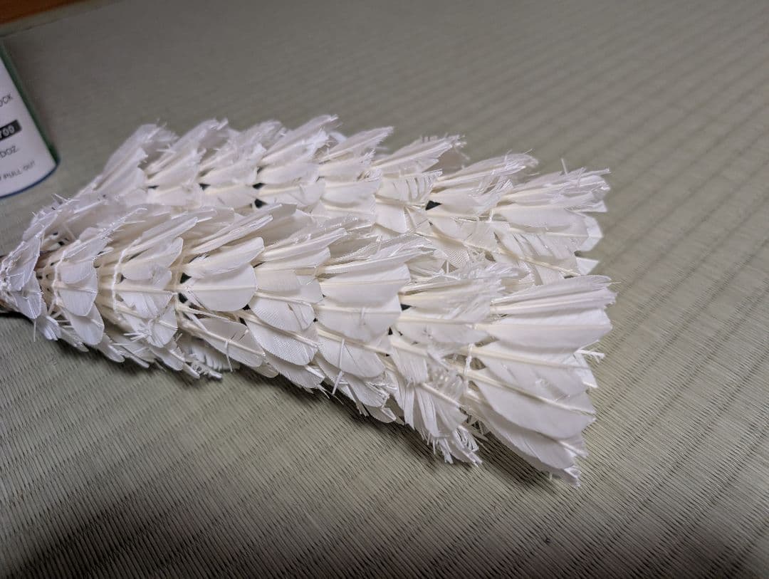 YONEX 羽根シャトル 1ダース 10個入り120こ　　中古