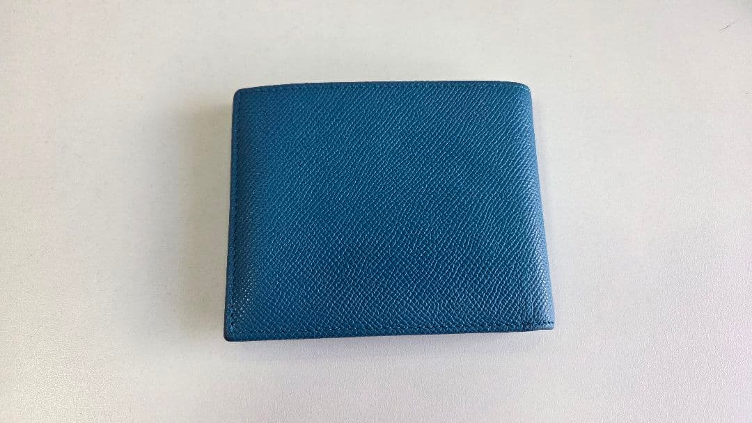 BVLGARI 2つ折り財布 ブルー ブルガリ レディース メンズ 二つ折り財布