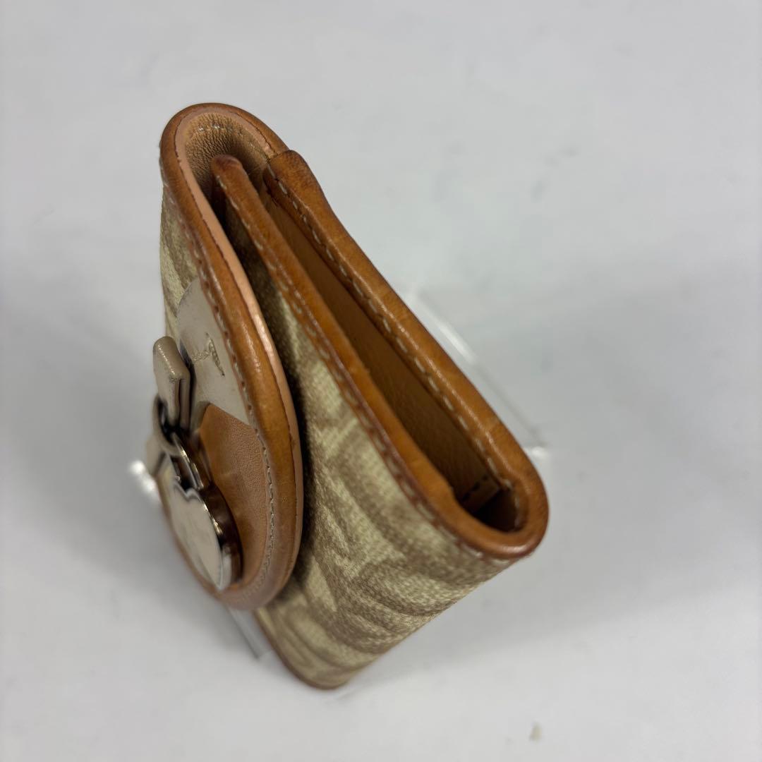 クリスチャンディオール トロッター キーケース　ハート PVC 　レザー