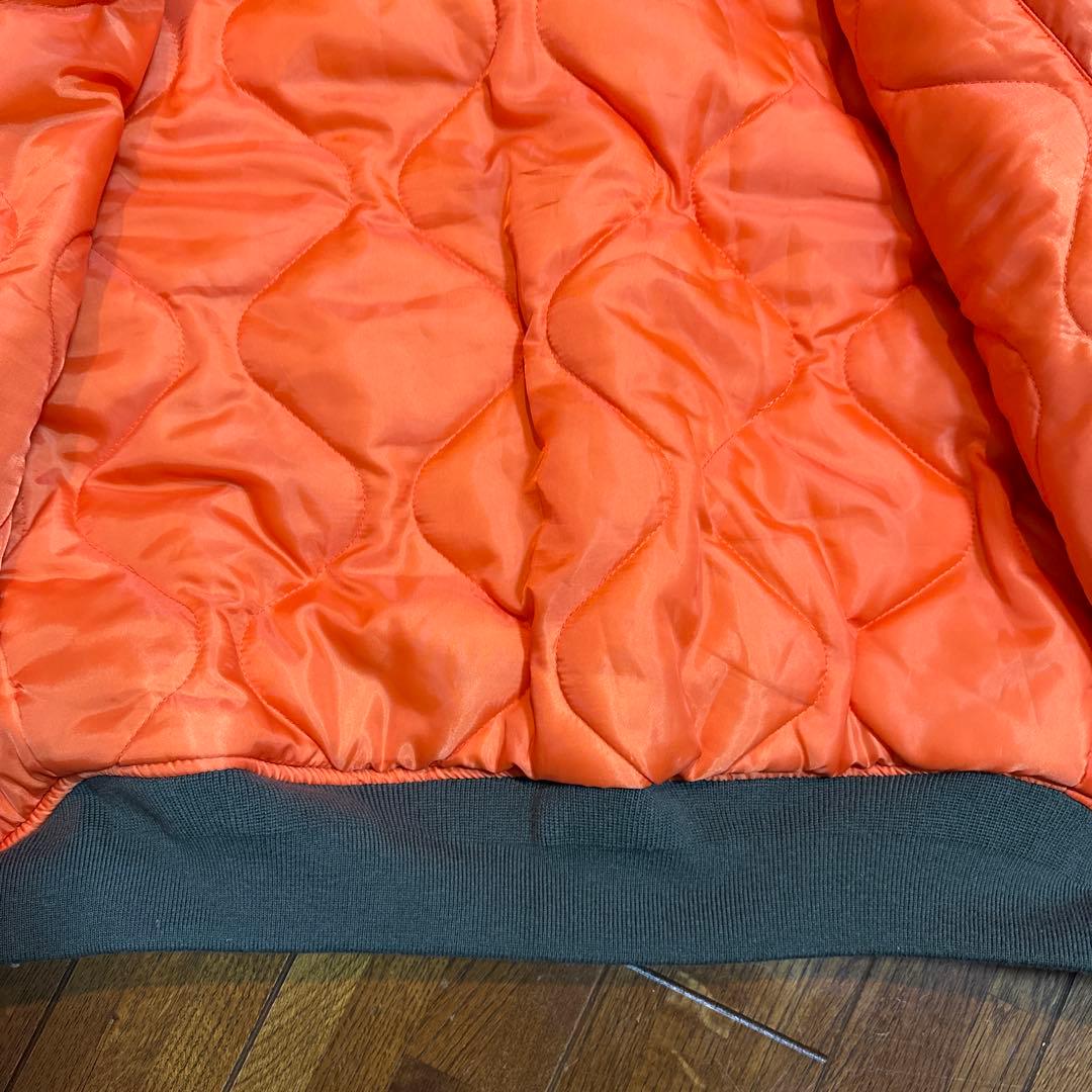 BEAMS MA-1 オリーブクレージーパターン　美品　貴重サイズＬ