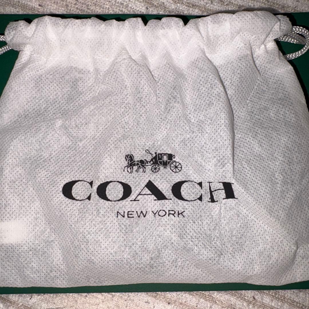 COACH 花柄 キーケース 保存袋付き