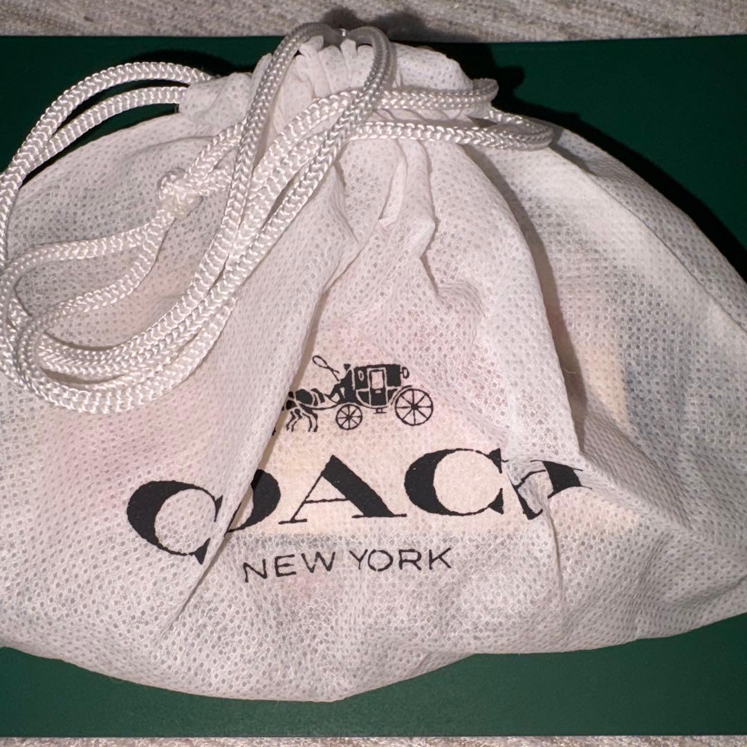 COACH 花柄 キーケース 保存袋付き