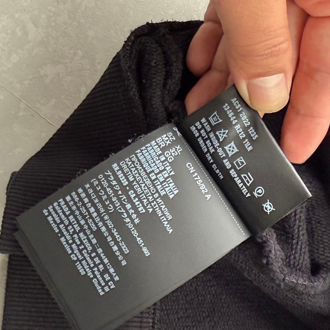 トップス PRADA triangle logo sweat