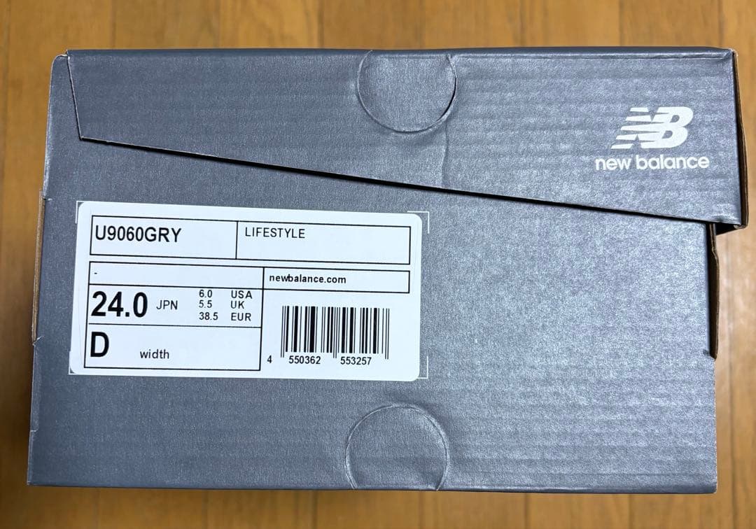 靴 New Balance U9060GRY 24cm