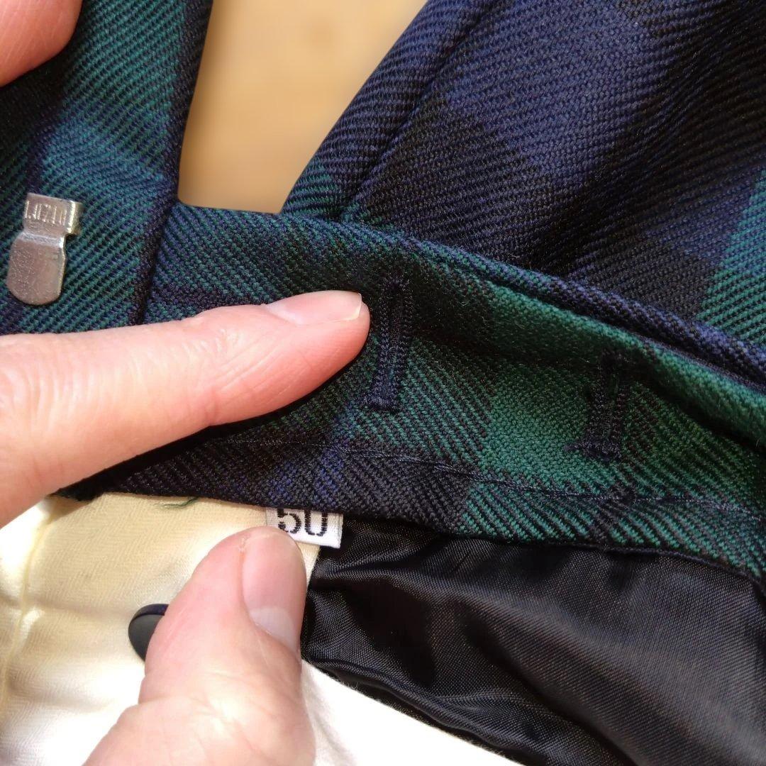 美品イタリア製 ロータROTA ブラックウォッチ サイズ50 シップス購入品