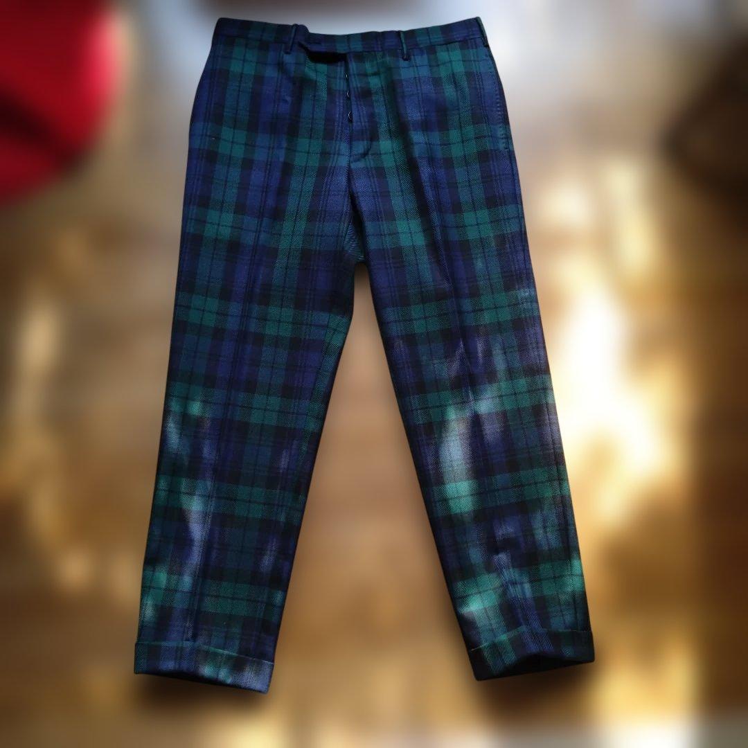 美品イタリア製 ロータROTA ブラックウォッチ サイズ50 シップス購入品