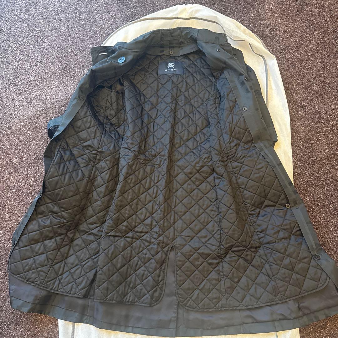 バーバリーロンドン⭐︎トレンチコート インナー付き ノバチェック　黒　M