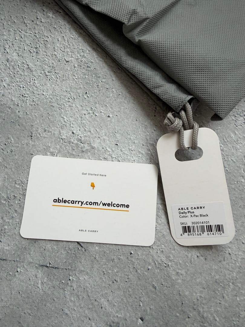 y*u様 ABLE CARRYデイリープラス 21L X-パック　ブラック
