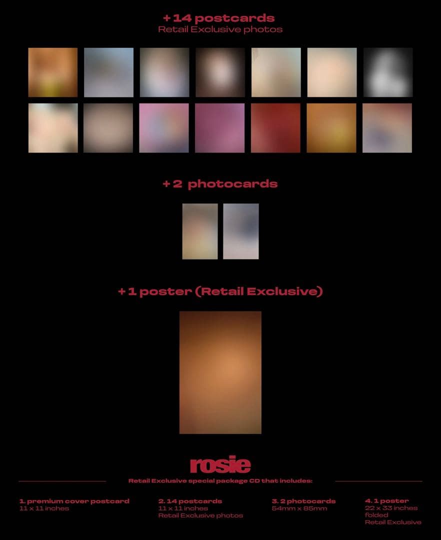 【新品未開封】BLACKPINK ロゼ rosie Deluxe Box Set