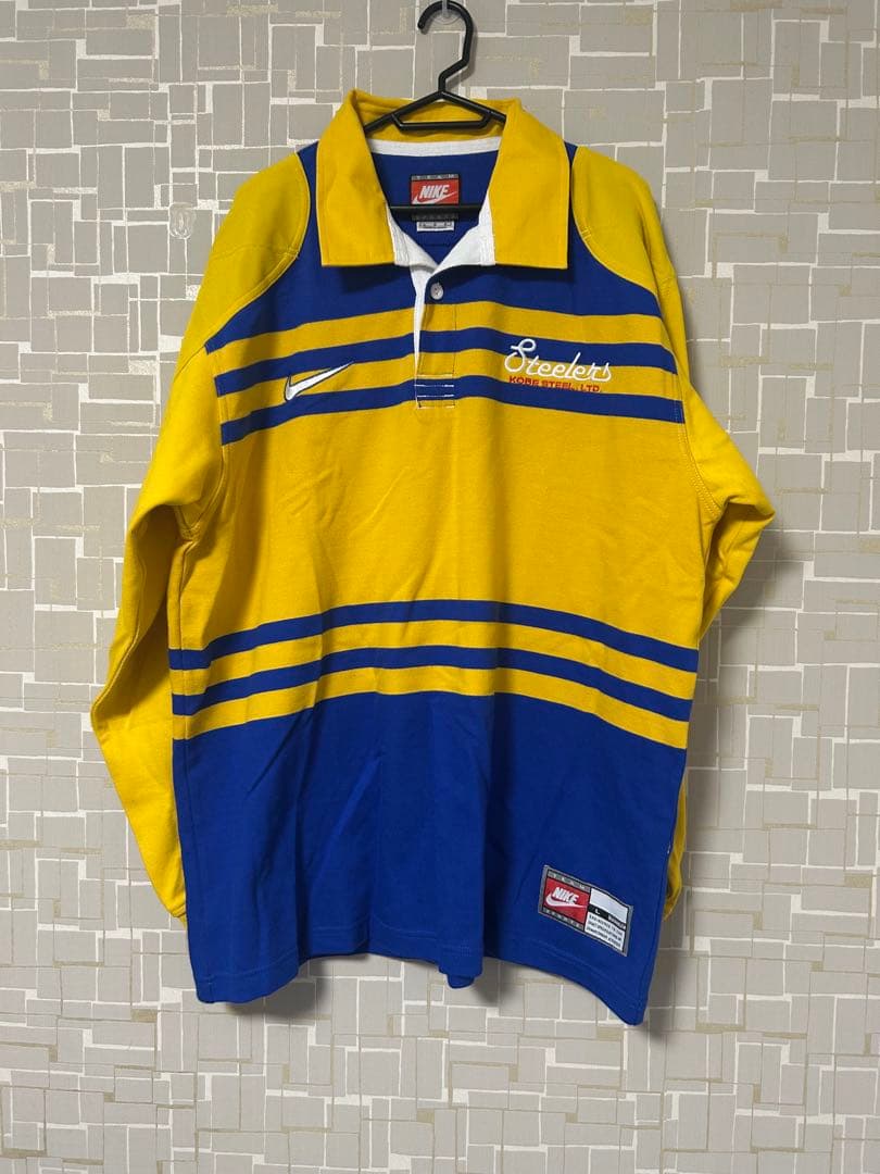 NIKE 神戸製鋼 ラガーシャツ 90s