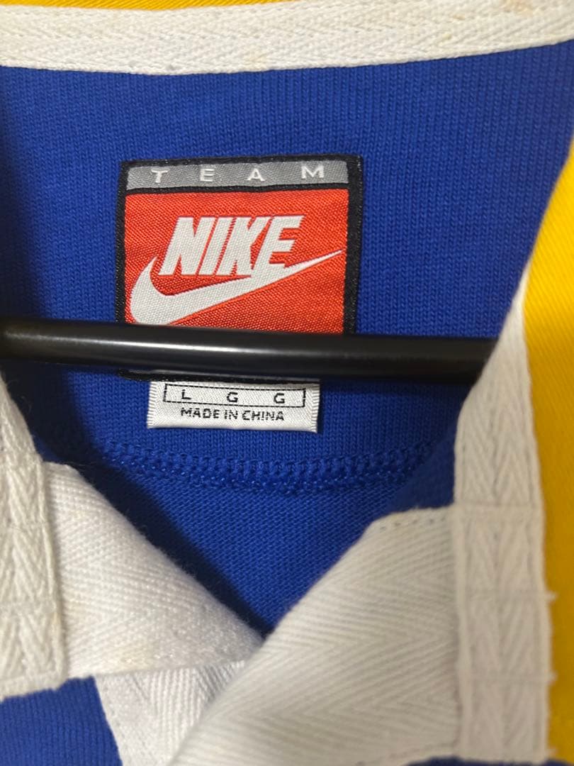 NIKE 神戸製鋼 ラガーシャツ 90s