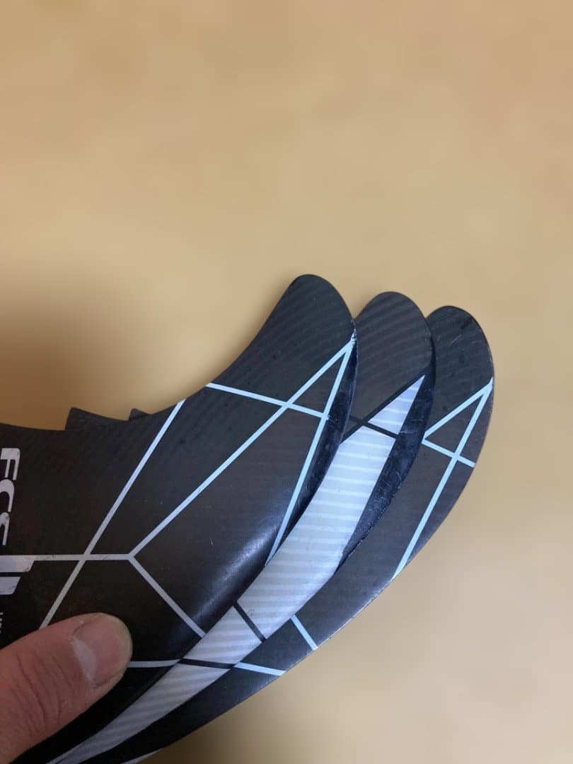 fcs2KA トライフィン Lサイズブラック/ホワイト