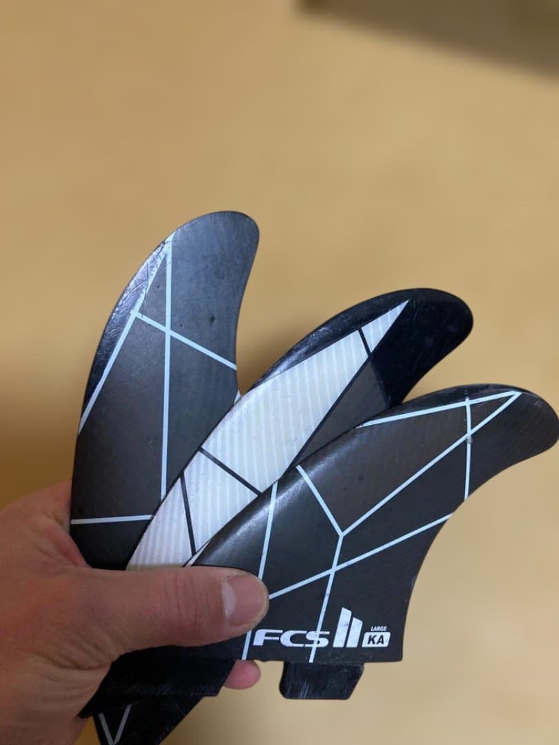 fcs2KA トライフィン Lサイズブラック/ホワイト