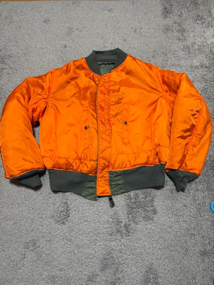 80s旧タグALPHA MA-1フライトジャケットUSA製 ヴィンテージ