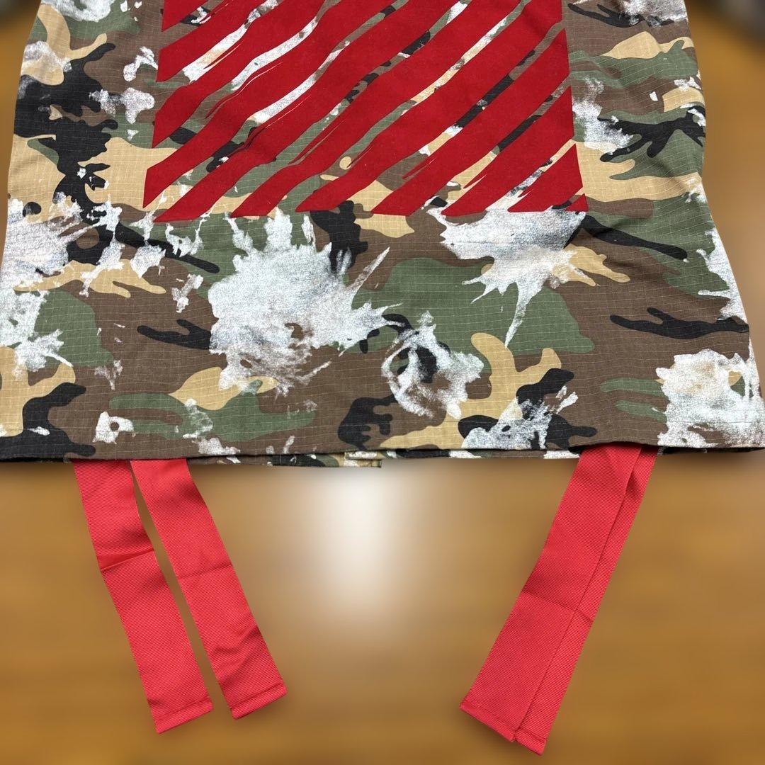 美品　OFF-WHITE オフホワイト ジャケット ミリタリー カモフラ 迷彩