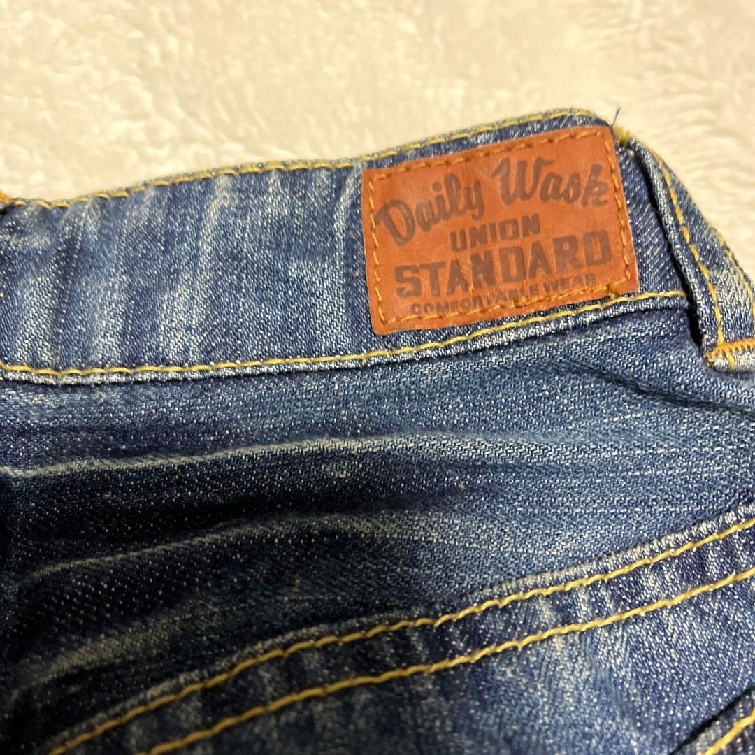 WASK ワスク　デニムスカート　リメイク風　90㎝