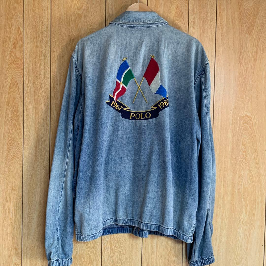 ラルフローレン　クロスフラッグ　デニムジャケット