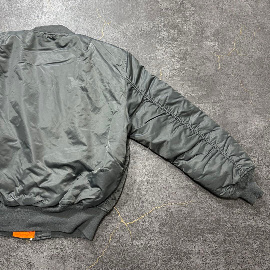 KNOX ARMORYシルバーグレーalphaアルファMA-1フライトジャケット