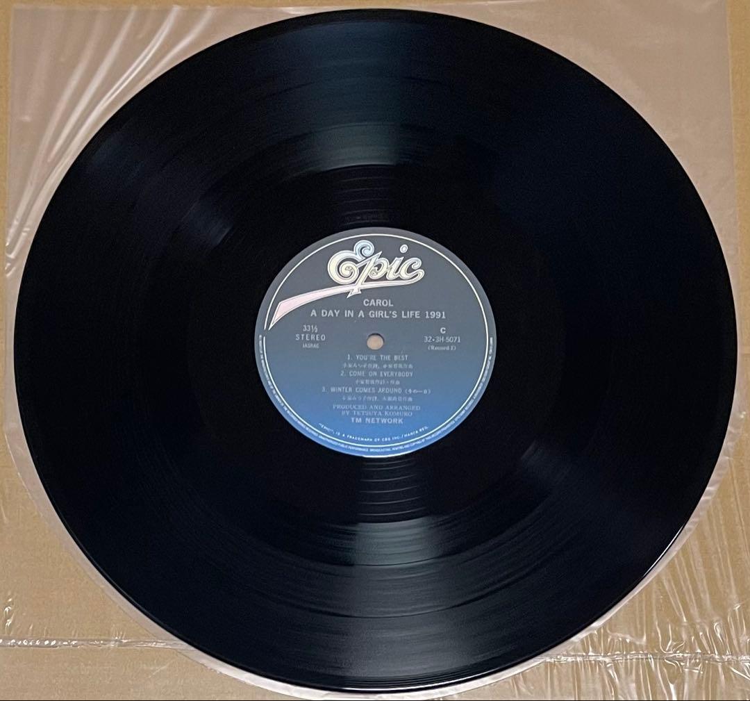 TM NETWORK CAROL レコード LP 2枚組
