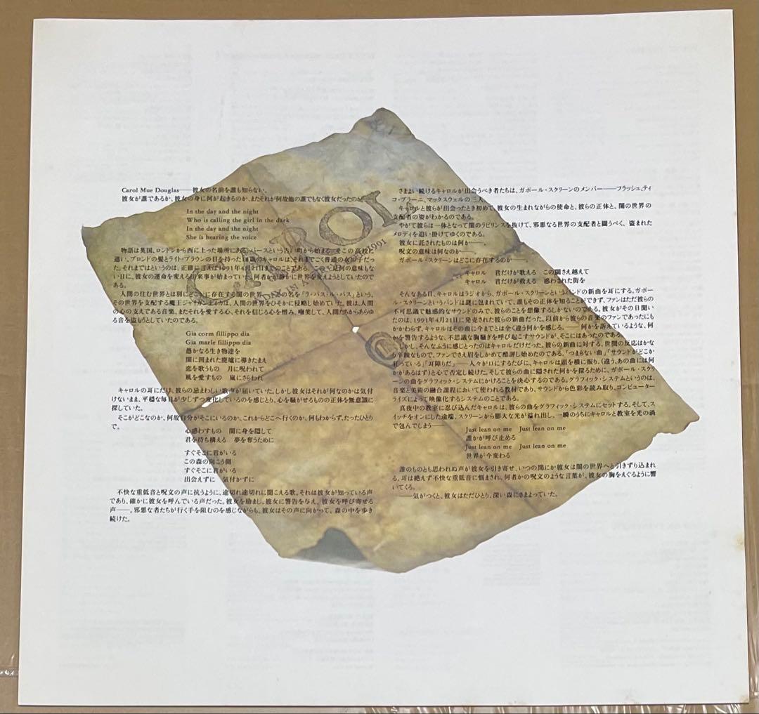 TM NETWORK CAROL レコード LP 2枚組