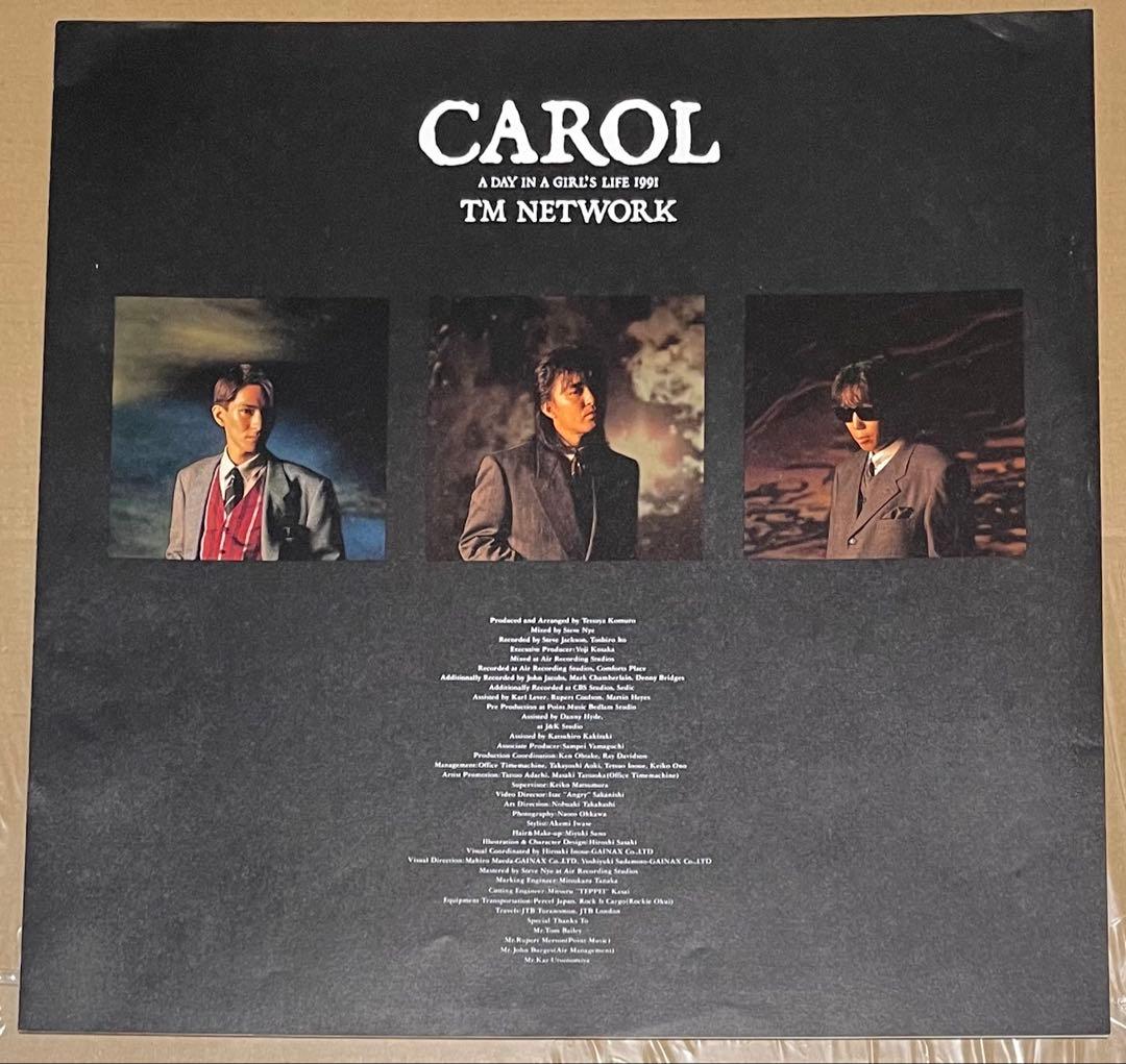 TM NETWORK CAROL レコード LP 2枚組